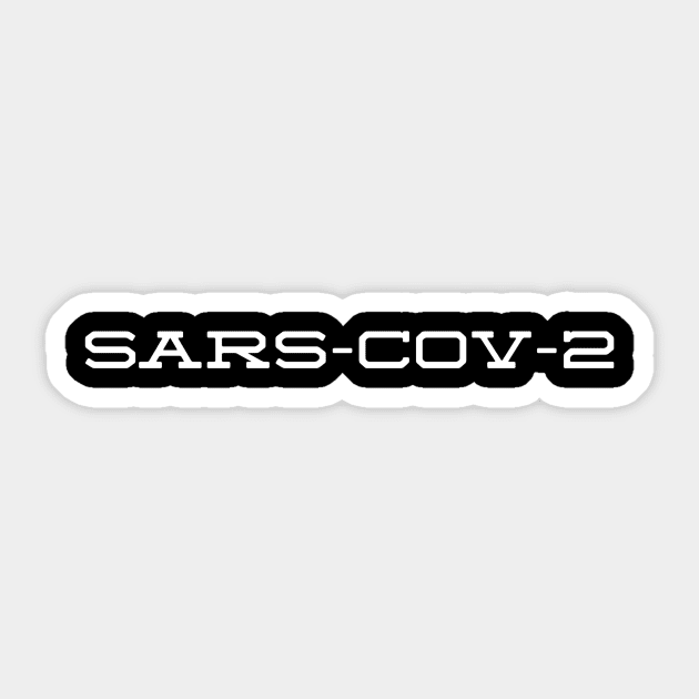 sars-cov-2 Sticker by Just In Tee Shirts